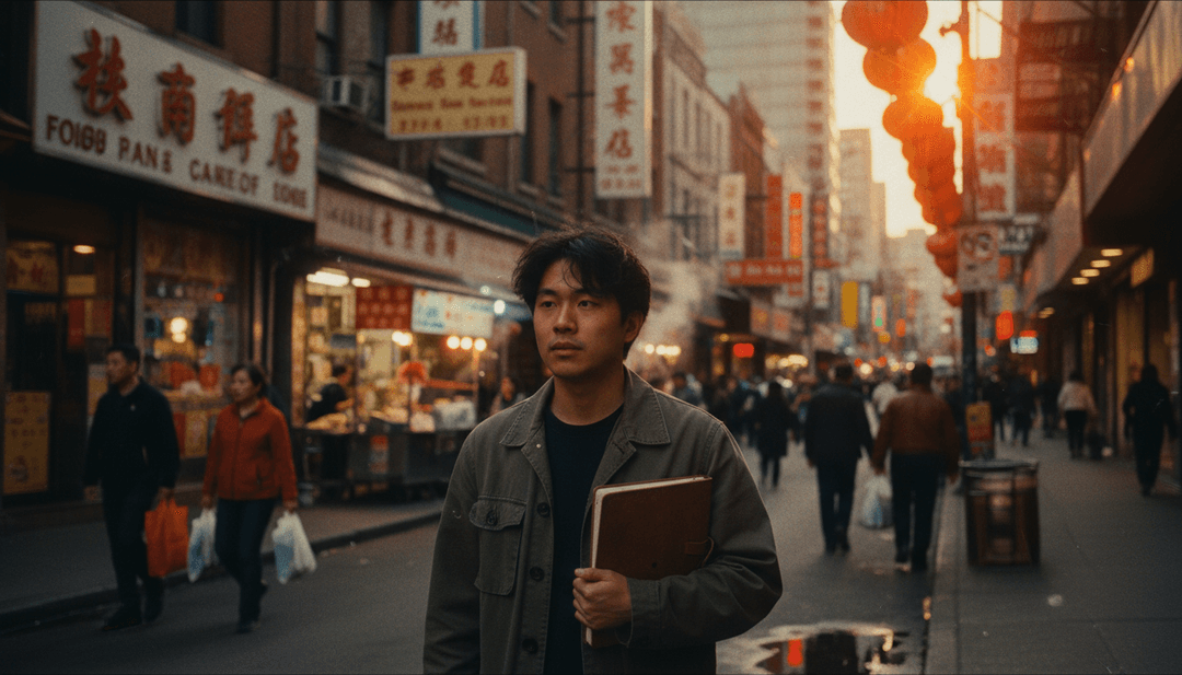 संगीत तत्वों को दृश्य दृश्यों में बदलते हुए AI का चित्रण