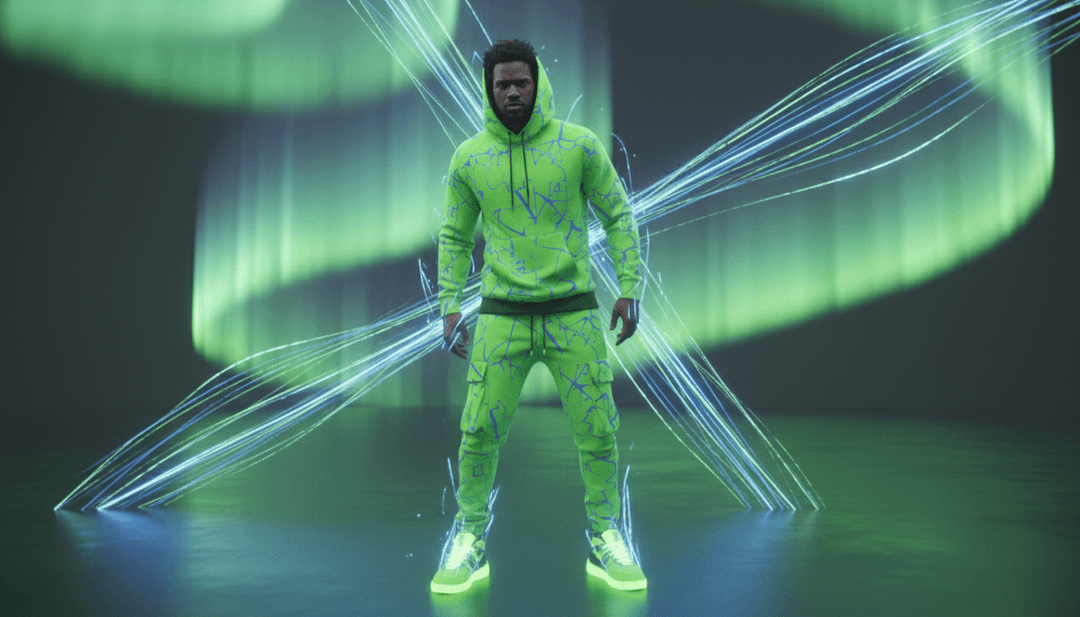 Representación visual de elementos musicales de 'Slanted'