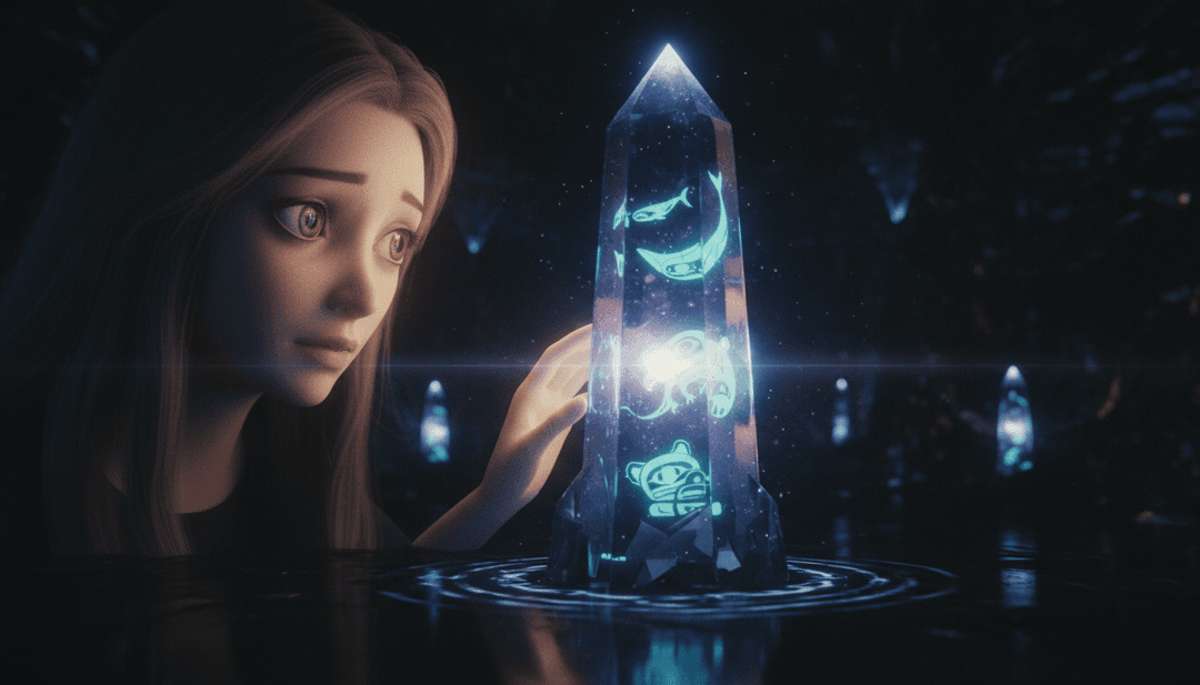 音乐视频场景的视觉表现，伴随星星和月光。