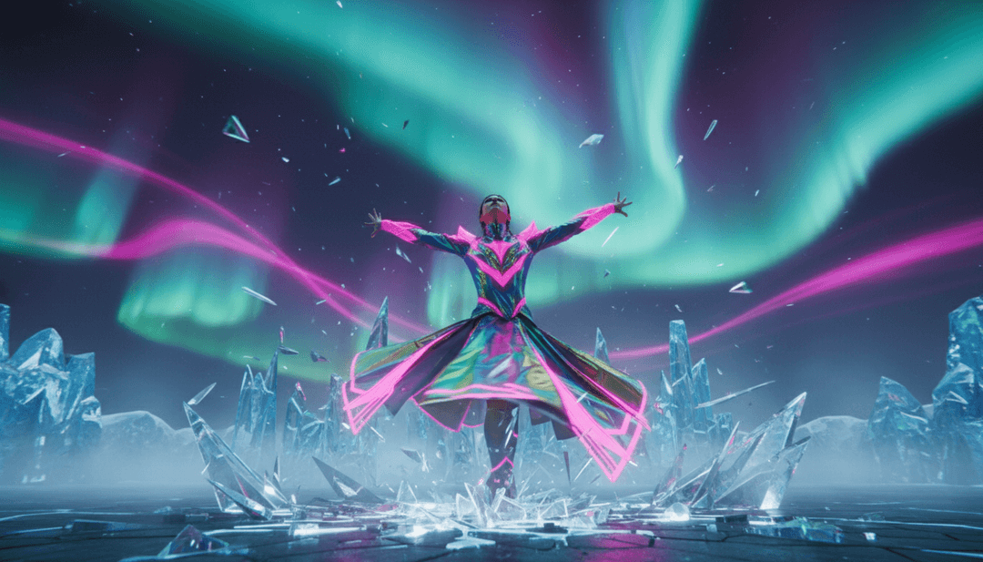 JOJO의 리듬에서 영감을 받은 시각적 장면