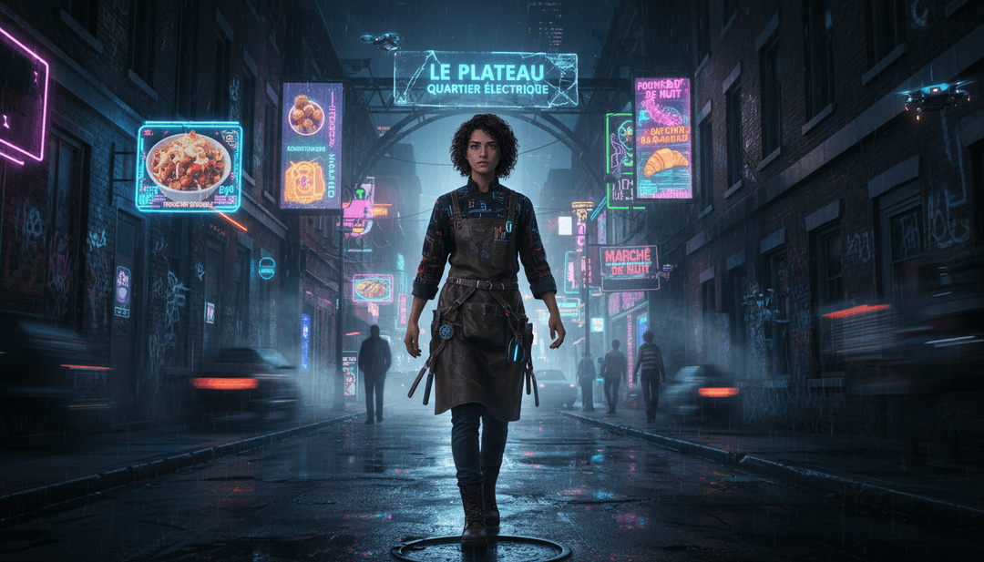 Scènes urbaines vives inspirées par les beats de 'Streets A Lie'