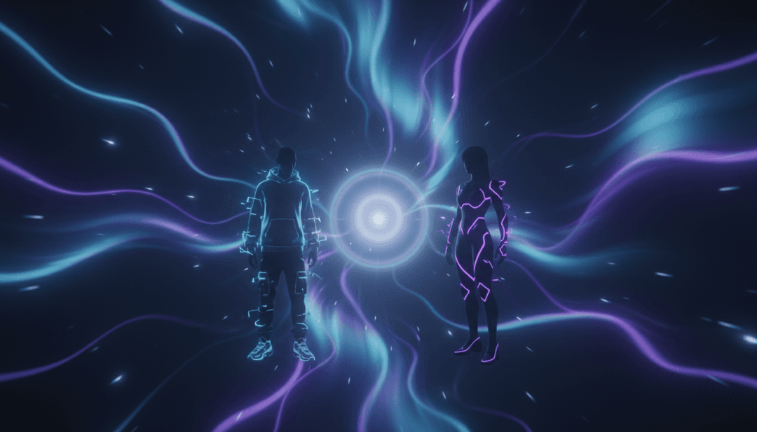 AI che interpreta l'umore di 'For What' di Lithe & Cash Cobain