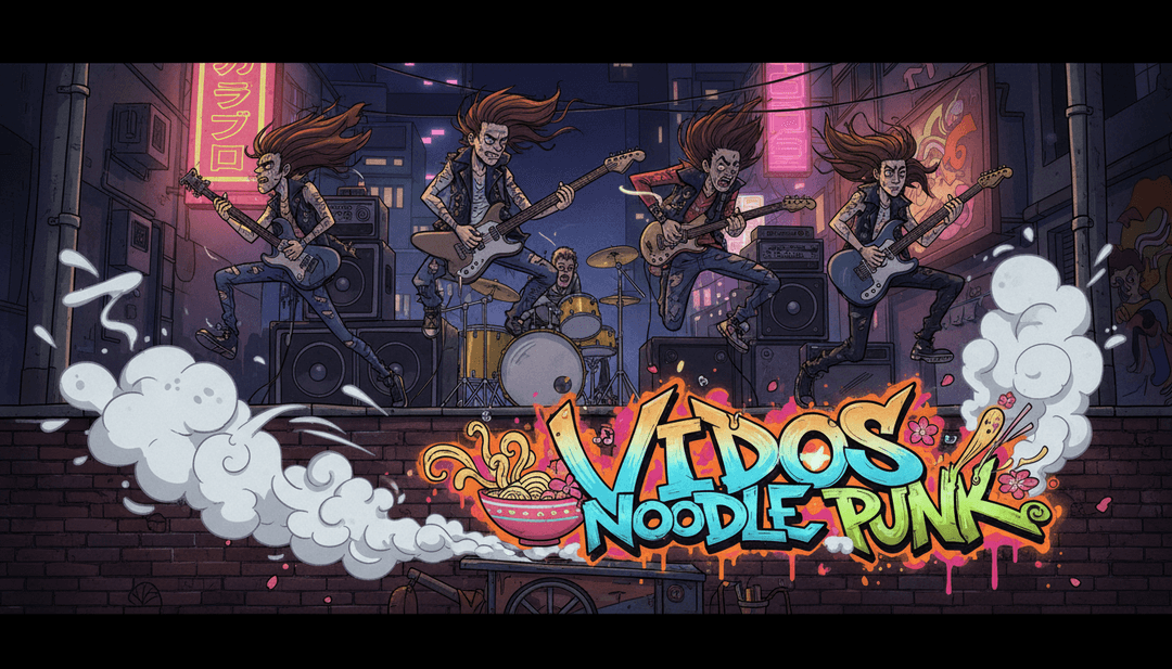 'We Won't Waste Wine!' के संगीत तत्वों से प्रेरित दृश्य दृश्य