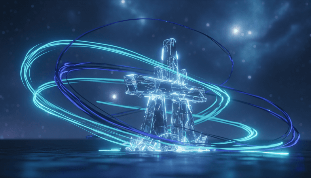 Representação visual dos batidas techno se traduzindo em cenas vibrantes