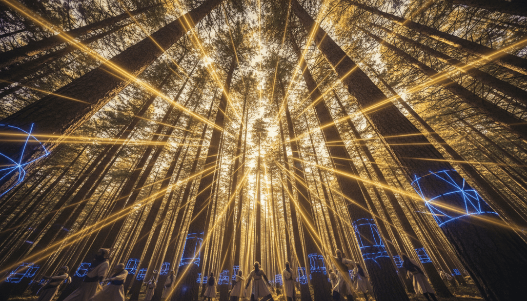 Visuelle Szenen, die schwedische Landschaften darstellen