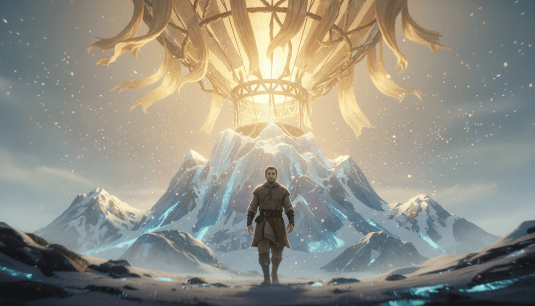 Imagem conceitual de IA analisando notas musicais e letras.