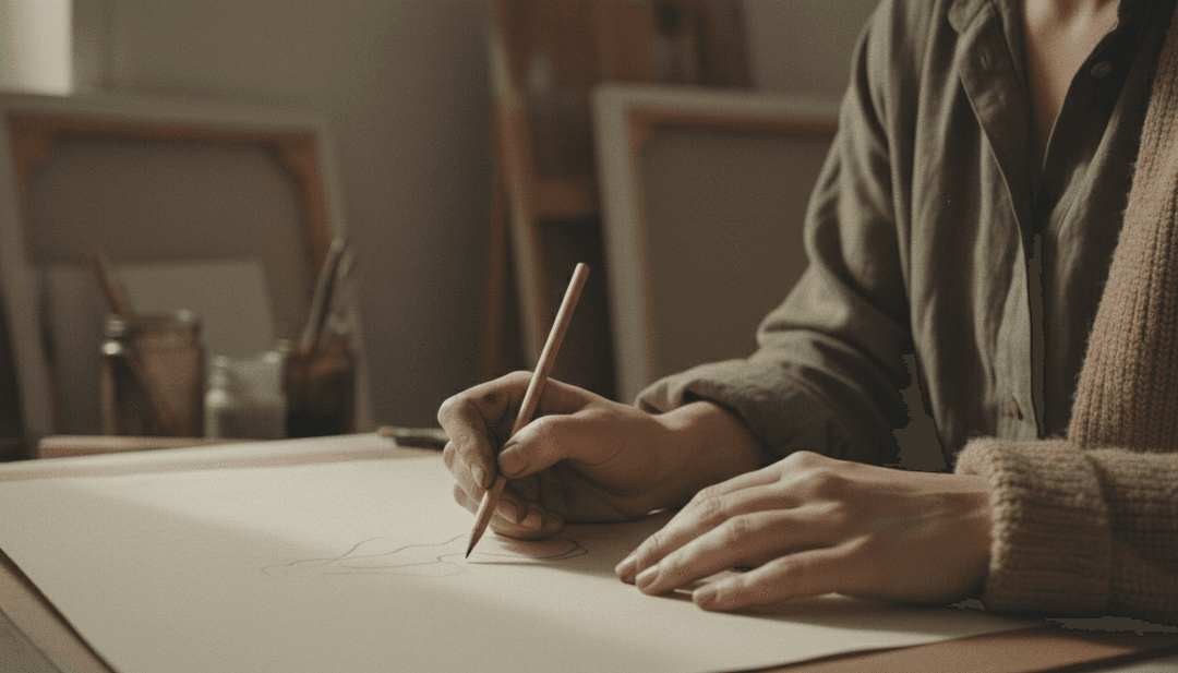 Rappresentazione artistica degli elementi musicali che si trasformano in visual