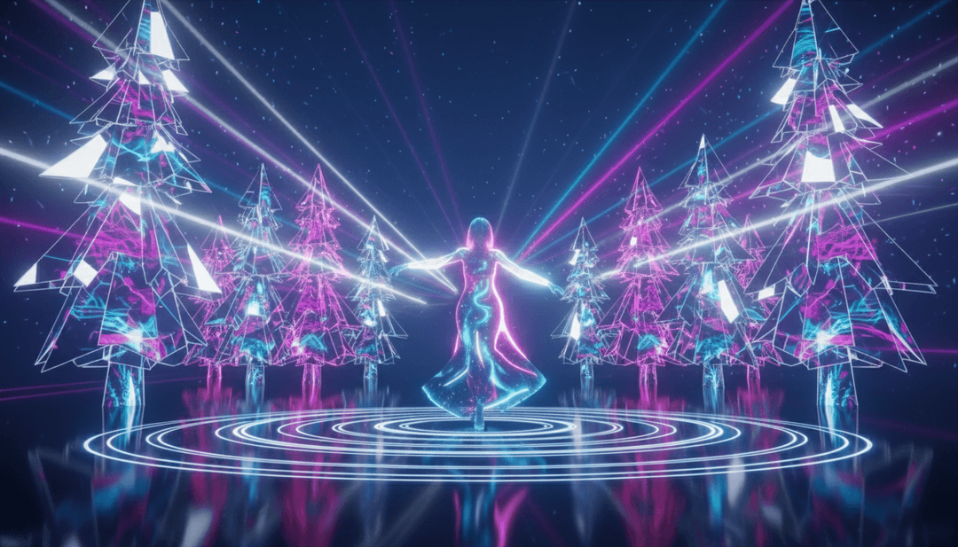 Image montrant des couleurs vibrantes et des scènes dynamiques inspirées par la chanson