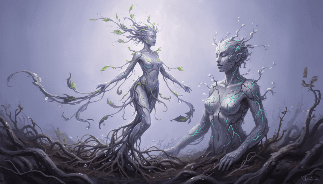 受 'Stone Femmes' 歌詞和情緒啟發的視覺場景