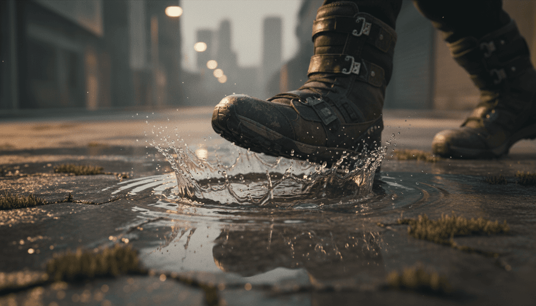 Cenas urbanas dinâmicas com luzes de rua piscando e grafites animados refletindo a energia da música