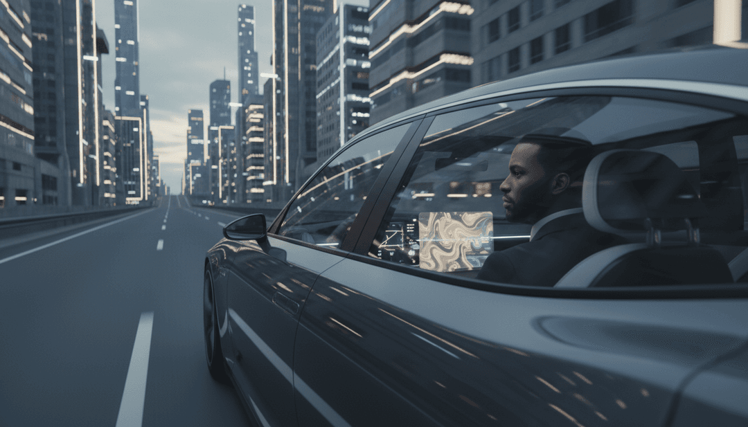 Art numérique abstrait symbolisant la fusion du rythme hip hop et du récit lyrique