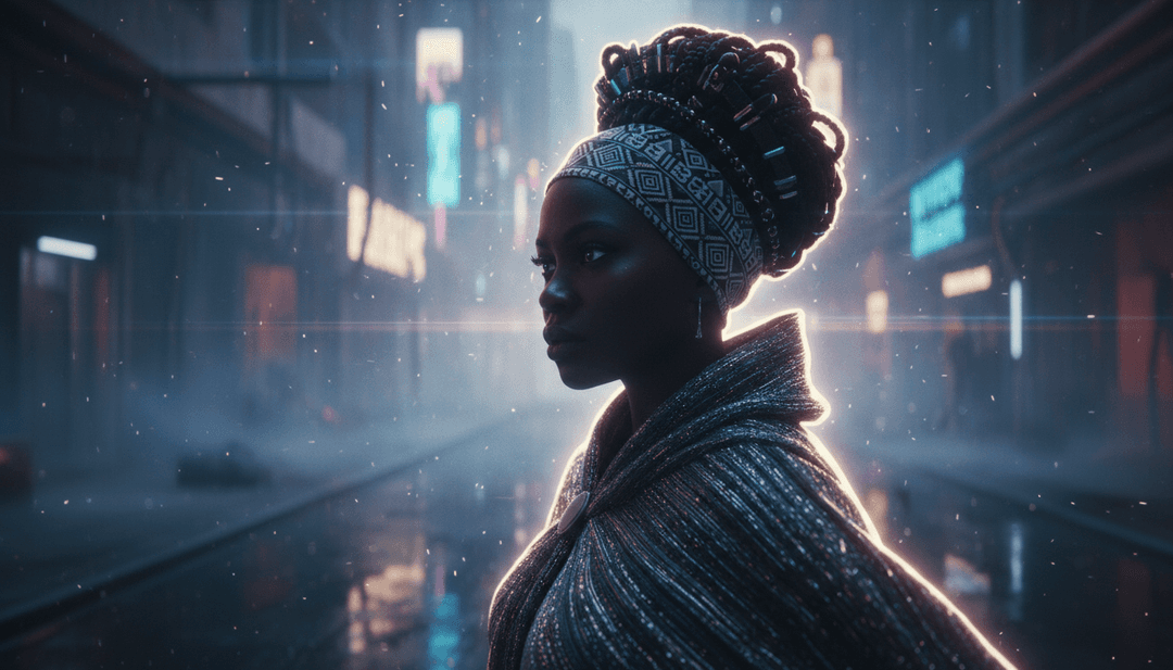 灵魂节拍与诗意歌词融汇成鲜艳色彩的抽象视觉呈现