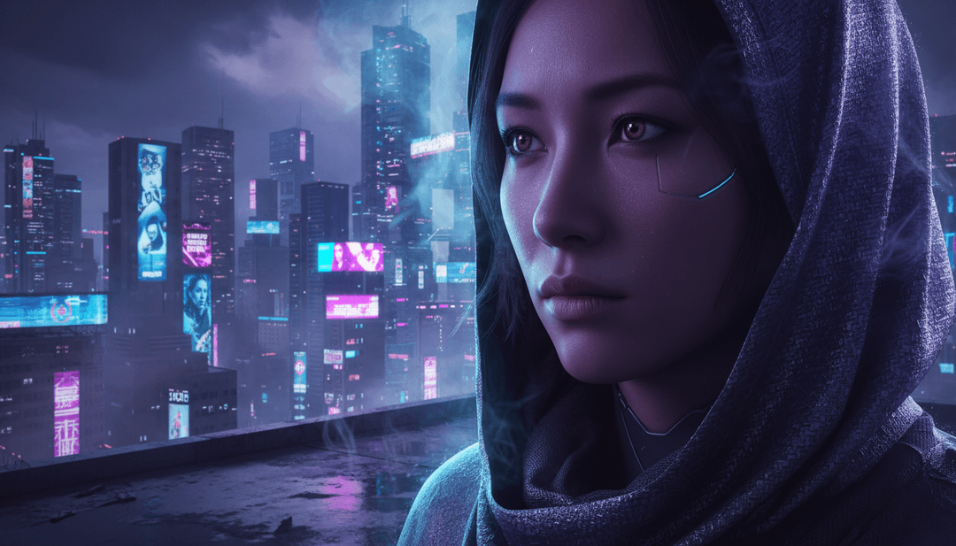 THE SHIVERS के बोलों से प्रेरित चंद्रमा की छायाओं और चमकती अंगारों का सारगर्भित चित्रण