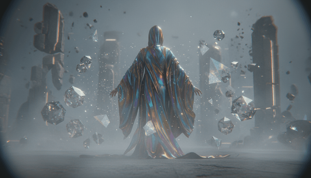 दीप हाउस म्यूजिक तरंगों का सारांश जो चमकदार प्रकाश पैटर्न के साथ मिल रहा है