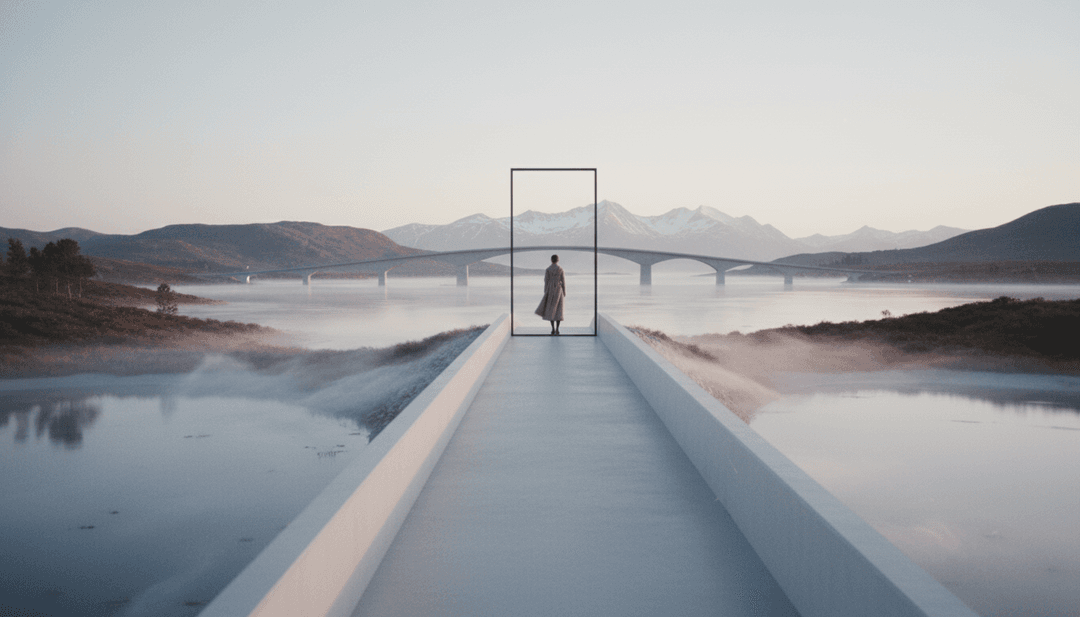 基于 'Faults' 歌词启发的忧郁独立民谣氛围 AI 可视化