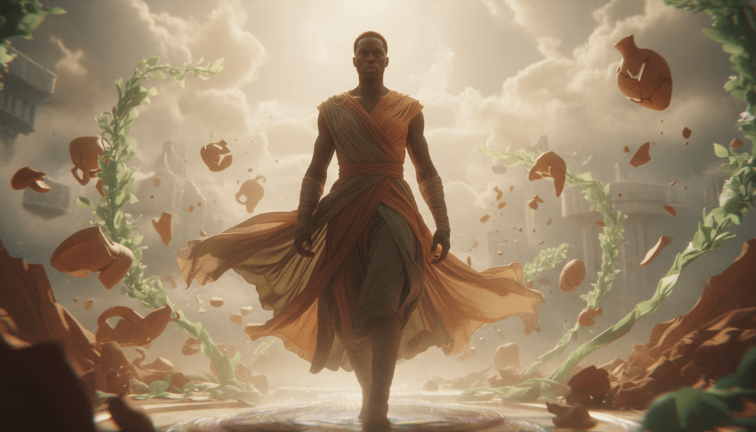 使用者與 freebeat.ai 平台互動，創作自訂 AI 生成的音樂影片。