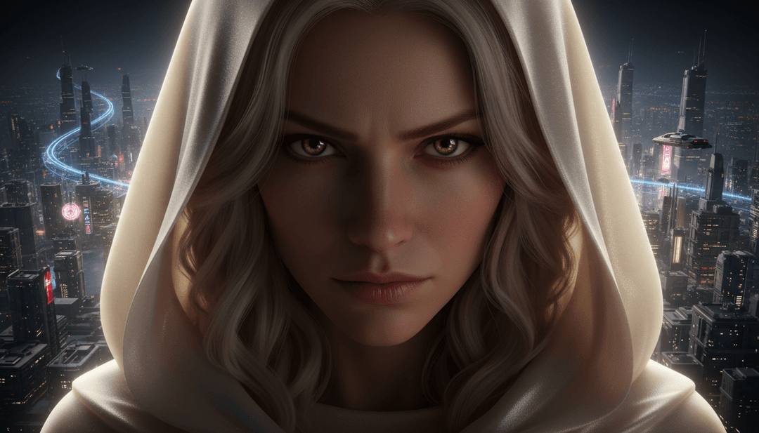 Visuel d'un requin aux rangées de dents nageant dans des eaux sombres, représentant l'imagerie féroce de la chanson