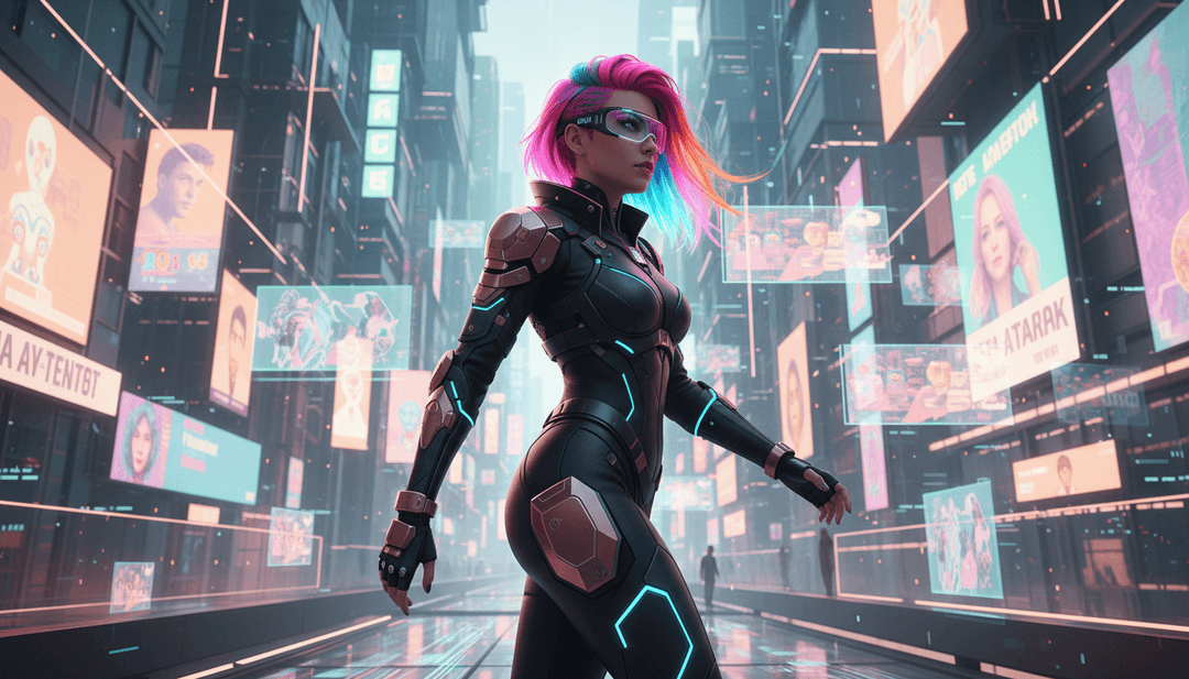 Art numérique abstrait représentant l'ambiance et le rythme de WAITING de NOTION & Willow Kayne