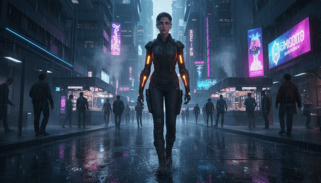 'Shots In The Dark'에서 영감을 받은 음악과 이미지의 융합을 묘사한 역동적인 장면