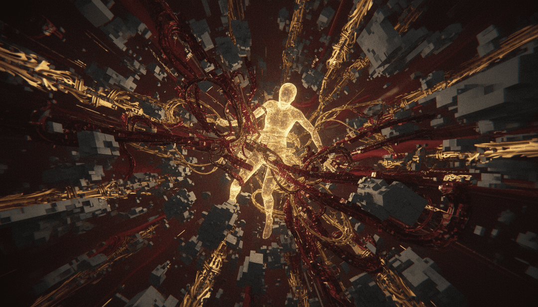 Scene dinamiche che illustrano la fusione di battiti musicali e narrazione visiva per 'Chosen Omen'