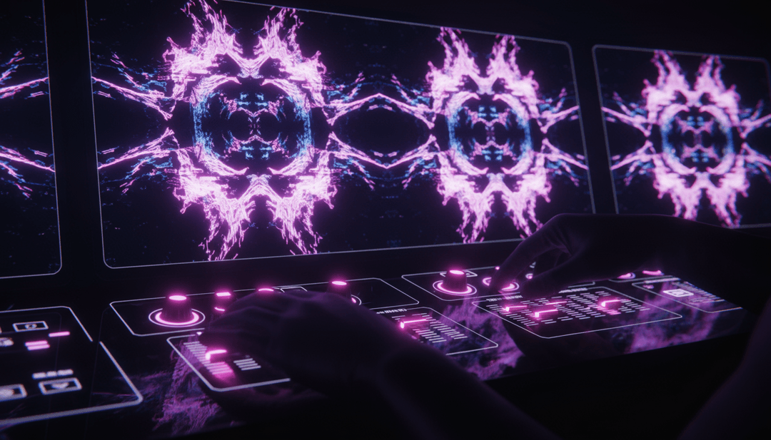 कलाकार freebeat.ai के इंटरफ़ेस का उपयोग करके व्यक्तिगत AI-जनित संगीत वीडियो बना रहा है