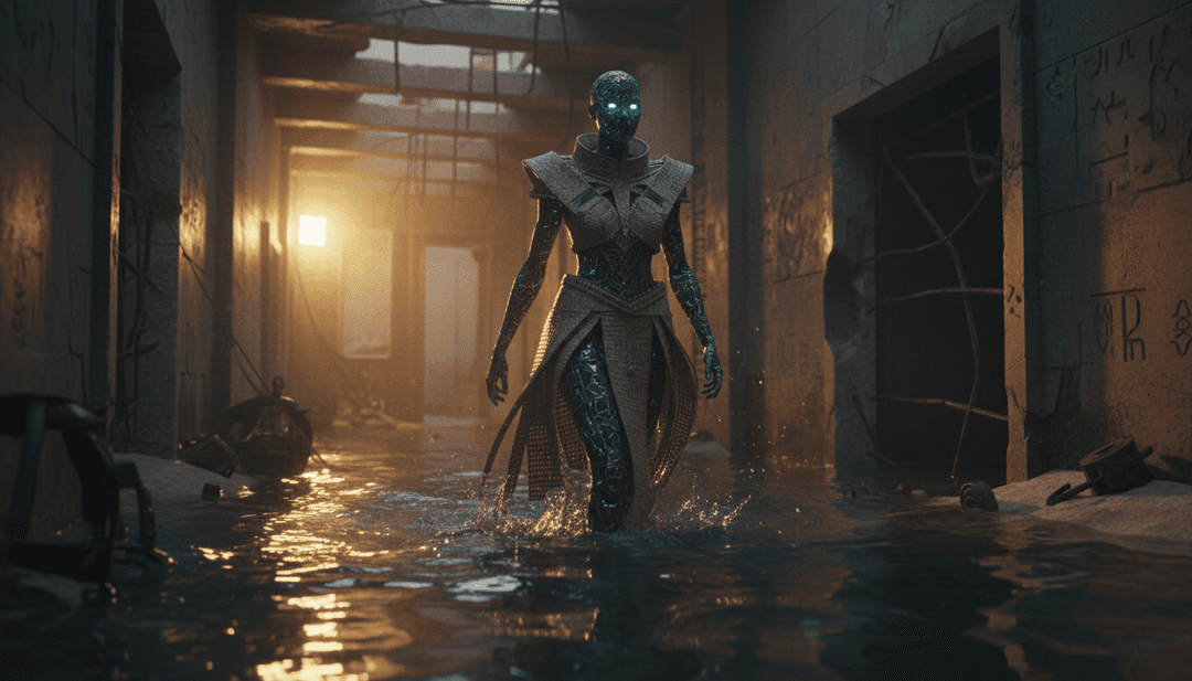 Cenas dinâmicas retratando arco-íris na mente e momentos íntimos inspirados na melodia da música.