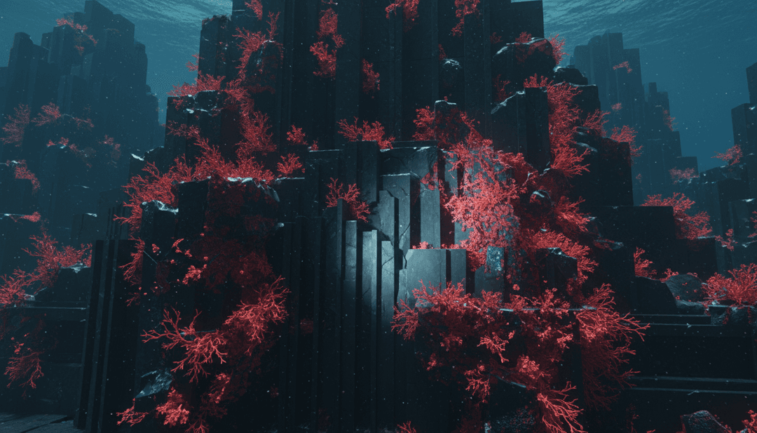 象征 Hip Hop 节奏与 AI 创意融合的抽象数字艺术