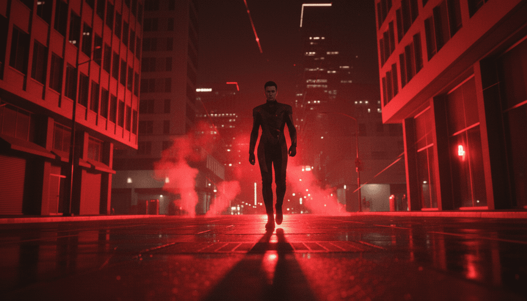 Cenas dinâmicas ilustrando a vida urbana e resiliência inspiradas nas letras e ritmo da música