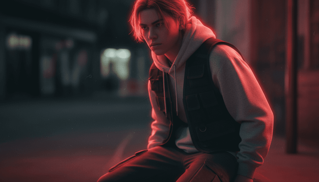 Vídeo musical final gerado por IA mostrando a jornada emocional e rítmica de '12 Months'