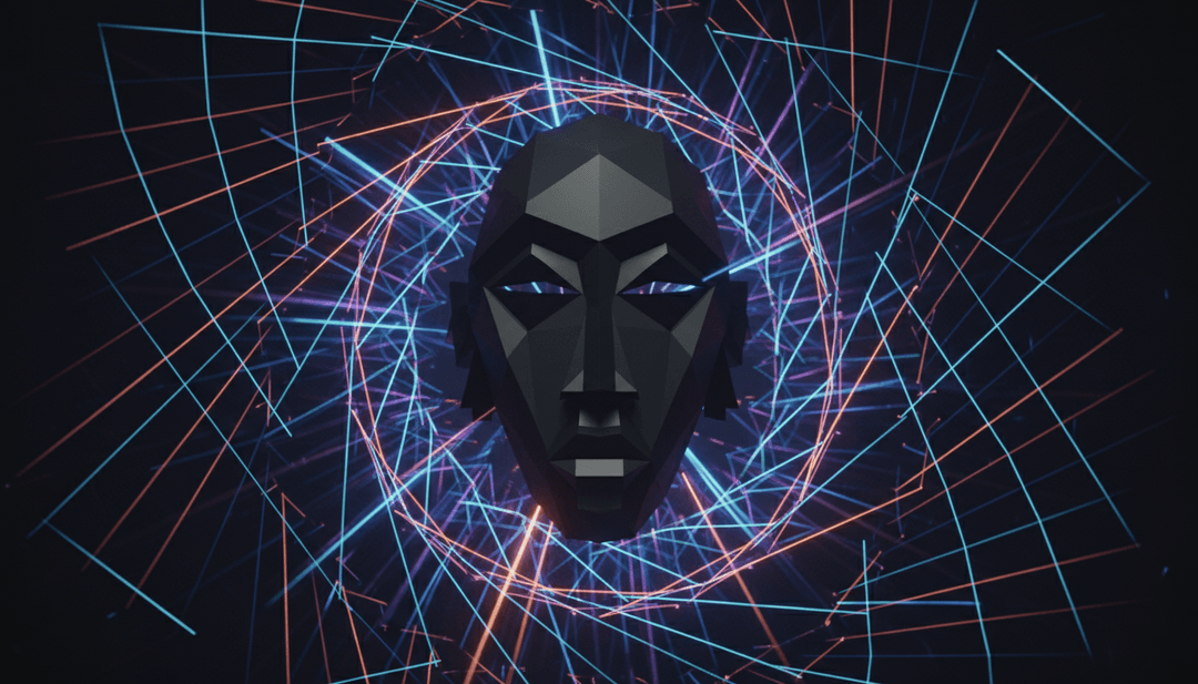 抽象呈现充满活力的节拍与歌词，代表 Megan Thee Stallion 的 LOVER GIRL 歌曲。