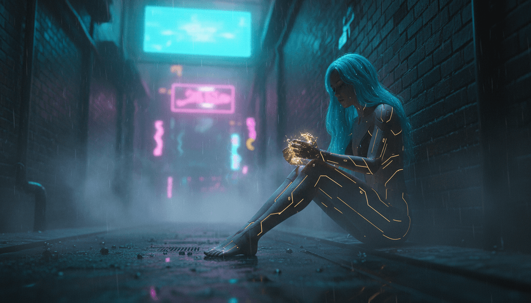 Hip Hop और Afrobeats की लयों के संयोजन का प्रतिनिधित्व करता सारगर्भित डिजिटल कला।