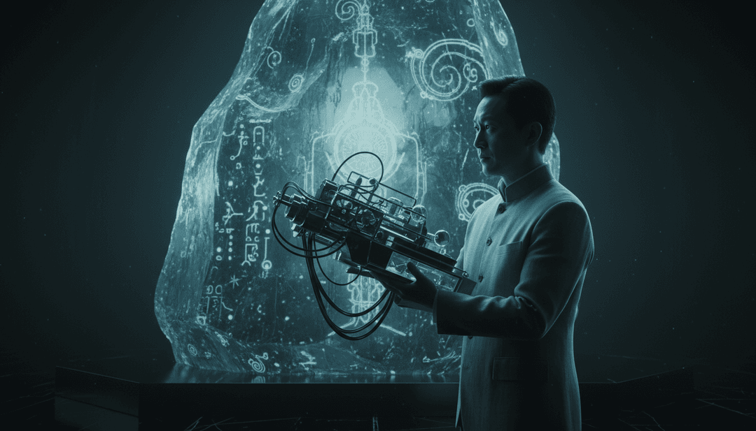 象征舞厅音乐能量与节奏的抽象数字艺术。