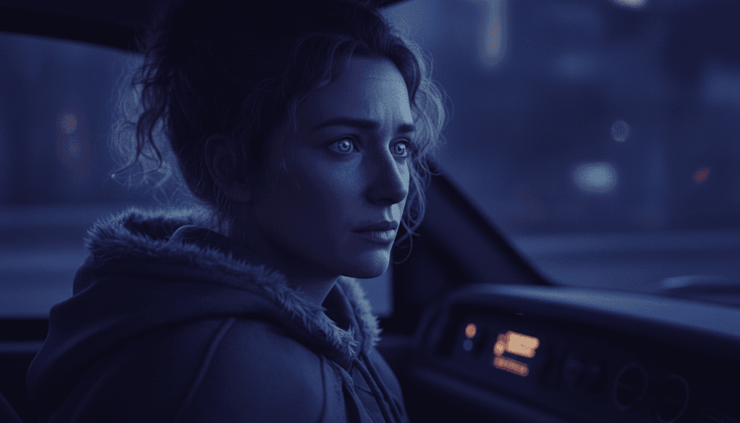 Visualização abstrata de ondas musicais soul representando Jaz Karis' Ride