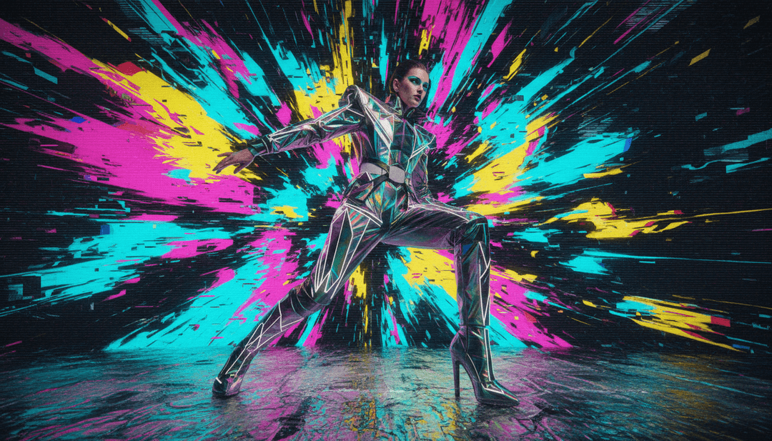 AI 创作的音乐视频中描绘创可贴和破碎心灵的动态场景