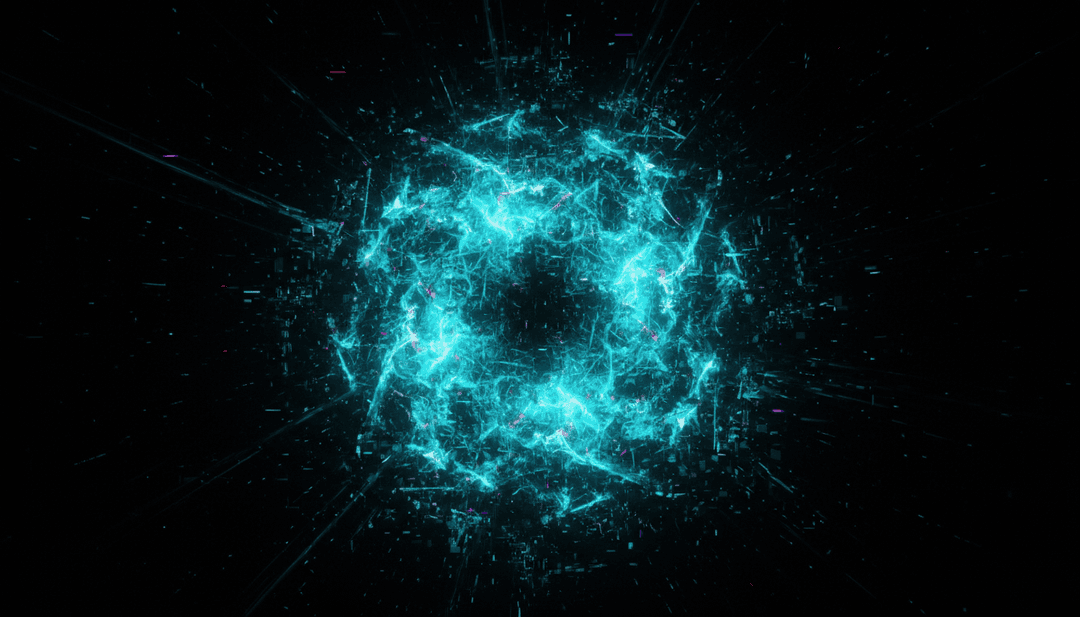ताल के साथ तालमेल बिठाते हुए चमकती नीयॉन लाइट्स और प्रवाहित ज्यामितीय आकृतियों के गतिशील दृश्य।