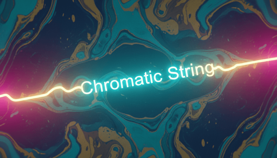 Visualización abstracta de IA analizando ondas musicales y letras de 'Closer To Me'