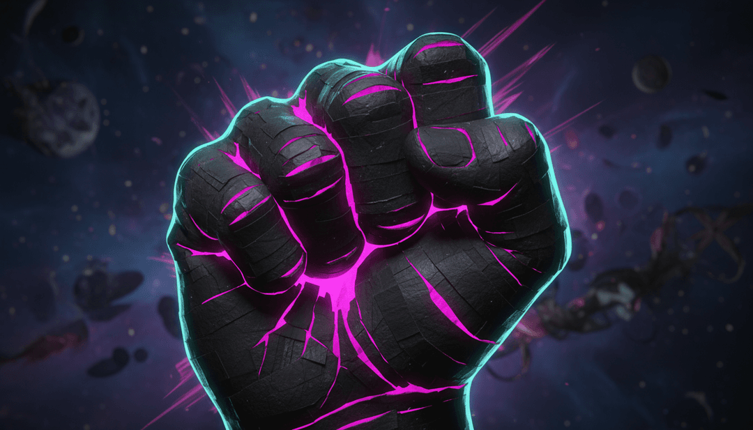 Lebendige Szenen, die das Zusammenspiel von Text und Melodie aus The Hand veranschaulichen