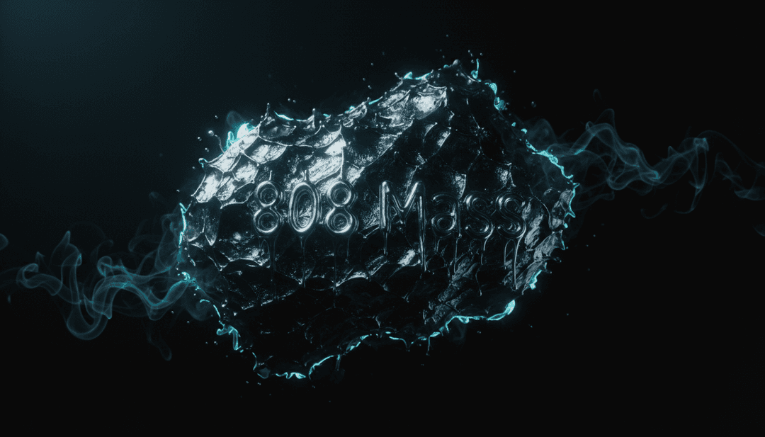 Ondas digitais abstratas representando o ritmo energético de Tsunami