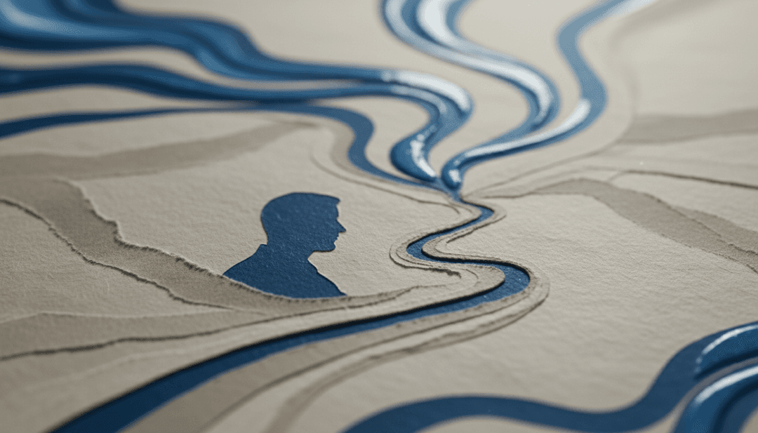 充满活力的场景，展示霓虹灯点亮的城市景观和反映歌曲电子节拍的节奏动画