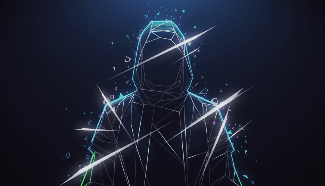 Visualisation abstraite de l'IA analysant la chanson 'Lift You Up' de Danny Brown avec des ondes sonores dynamiques et des motifs colorés