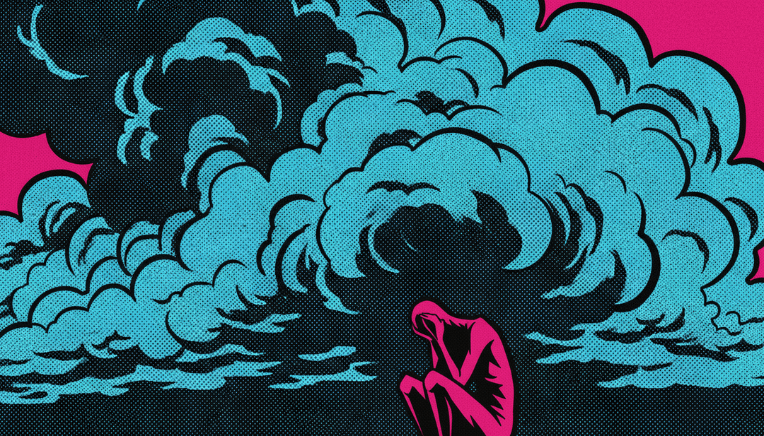 生动场景：午夜月亮、星辰排列与象征歌曲节拍的律动波浪