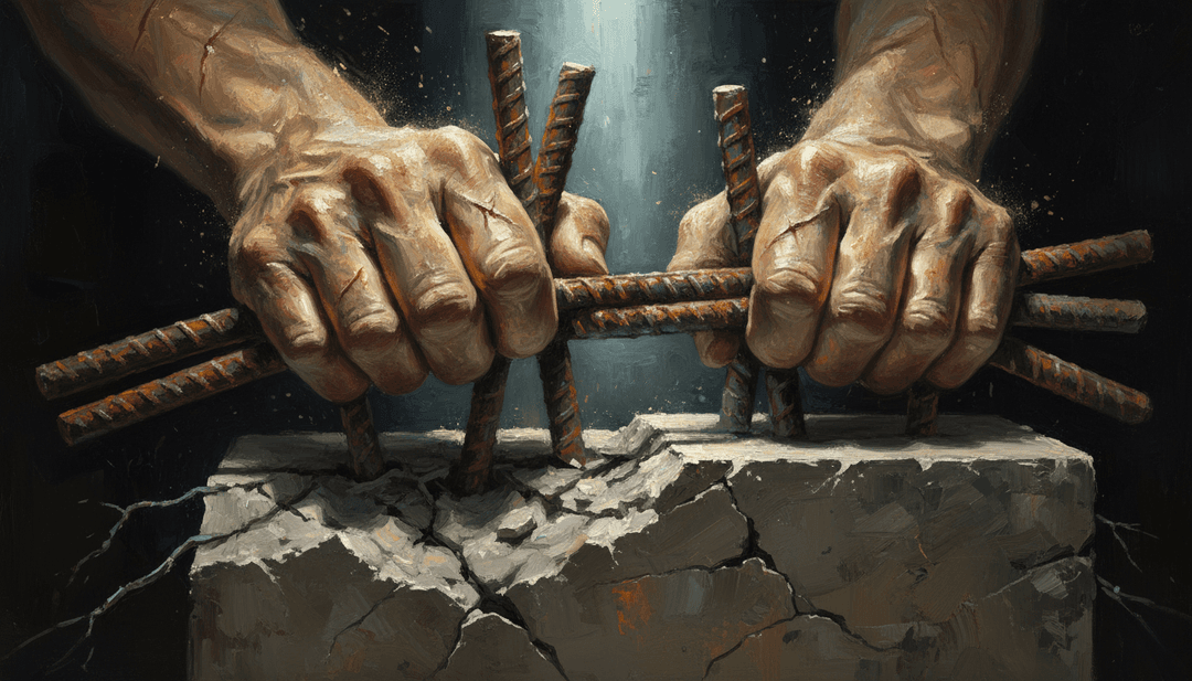 'Failure' 가사에서 영감을 받은 내성적 감정의 추상적 표현