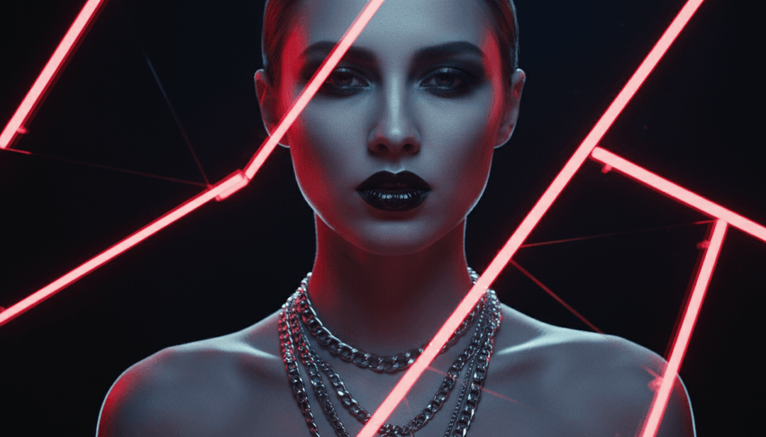 Alessi Rose의 노래 분위기를 표현하는 소울풀한 음악 파동의 추상적 시각화