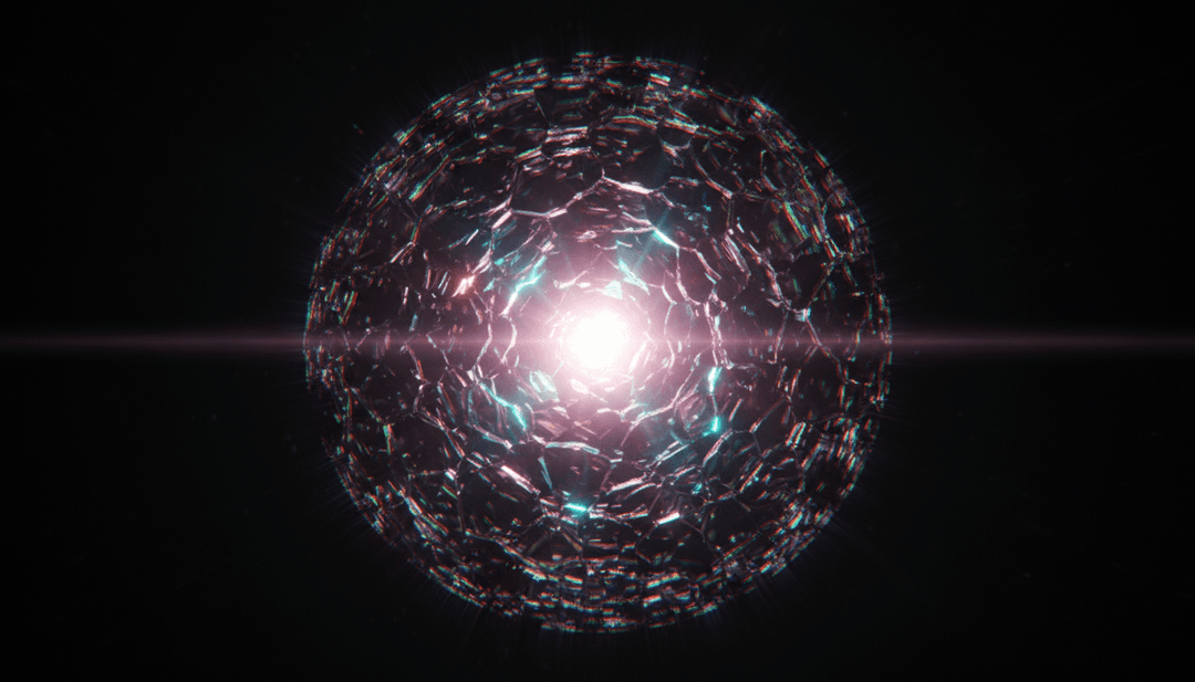 पेस्टल रंगों की अमूर्त लहरें जो Hatchie के 'Sage' के ड्रीमी मूड को दर्शाती हैं।