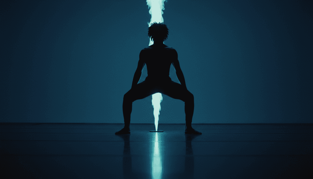 Visualização abstrata da tensão emocional inspirada nas letras da música de Kehlani