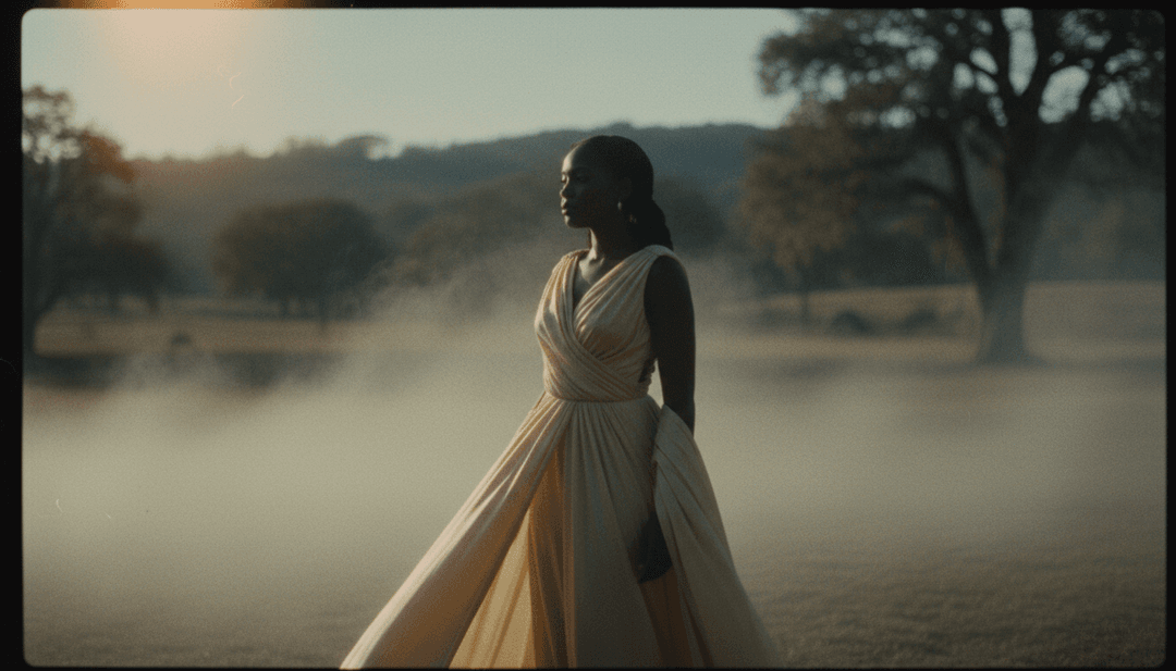 आत्मिक संगीत तत्वों का विश्लेषण करते AI का सारगर्भित चित्रण