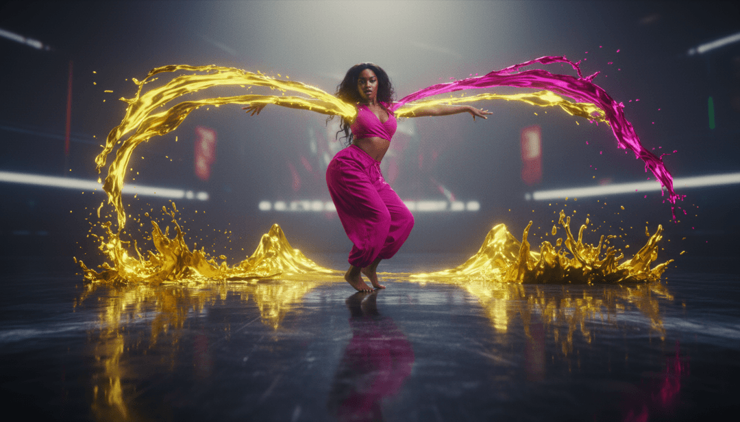 受 CHANEL 中说唱节拍和陷阱节奏启发的动态场景