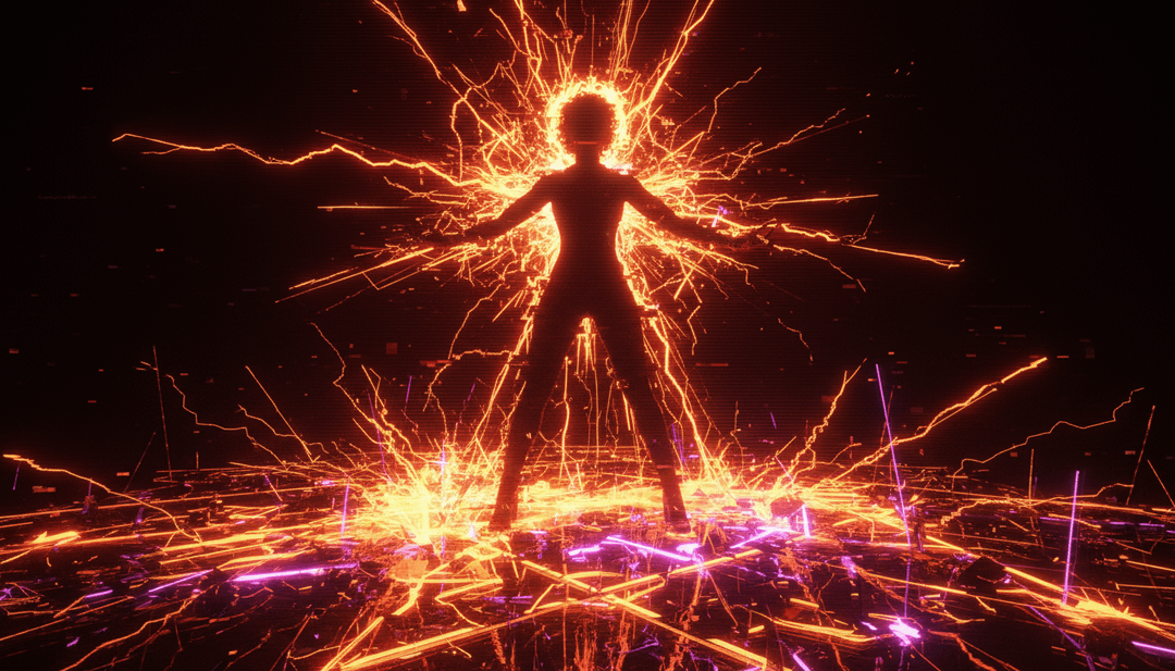 एक आत्मविश्वासी महिला के जीवंत दृश्य जो जिम वर्कआउट, नेल सैलून, और शहर की नाइटलाइफ़ में बासिंग कर रही है