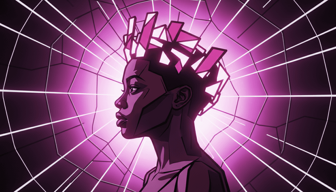 Mark Luxの'Muse'の感情的深みを表現した抽象的なデジタルアート