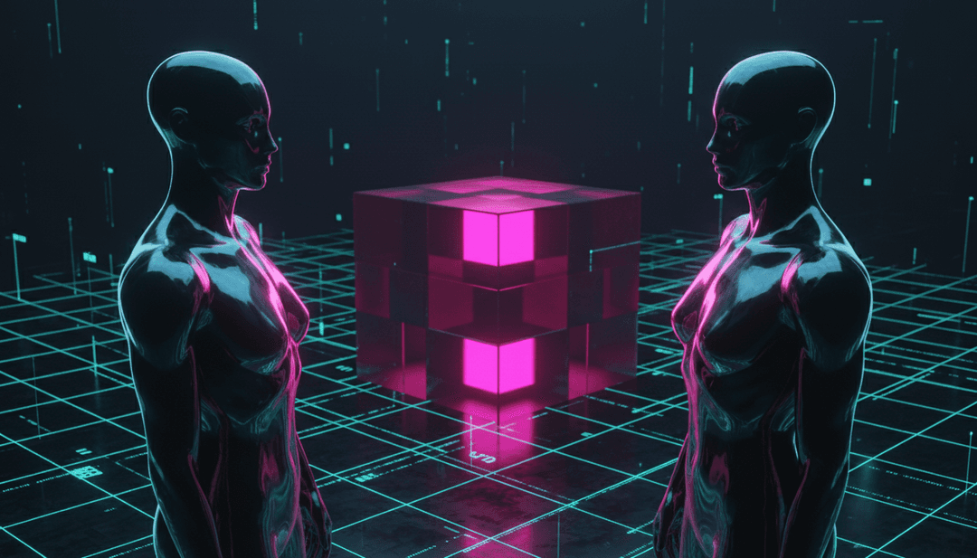 Arte digitale astratta che simboleggia la fusione delle vibrazioni Hip Hop e Latin Urban